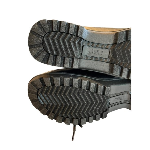 JBU Herringbone Womens winter boots size 6 Lace up Ankle Boots Black NEW… - Picture 5 of 9